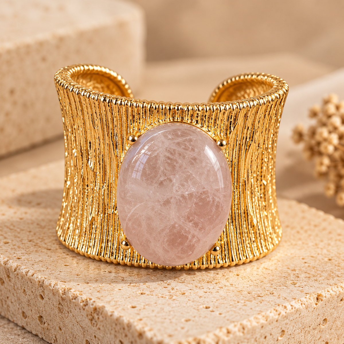 Brazalete en Aleación y Resina Acrílica Colección ELENA