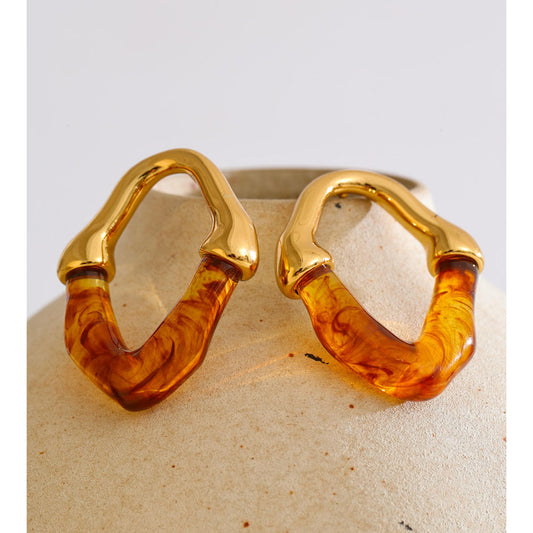 Pendientes de Resina Colección AMBER