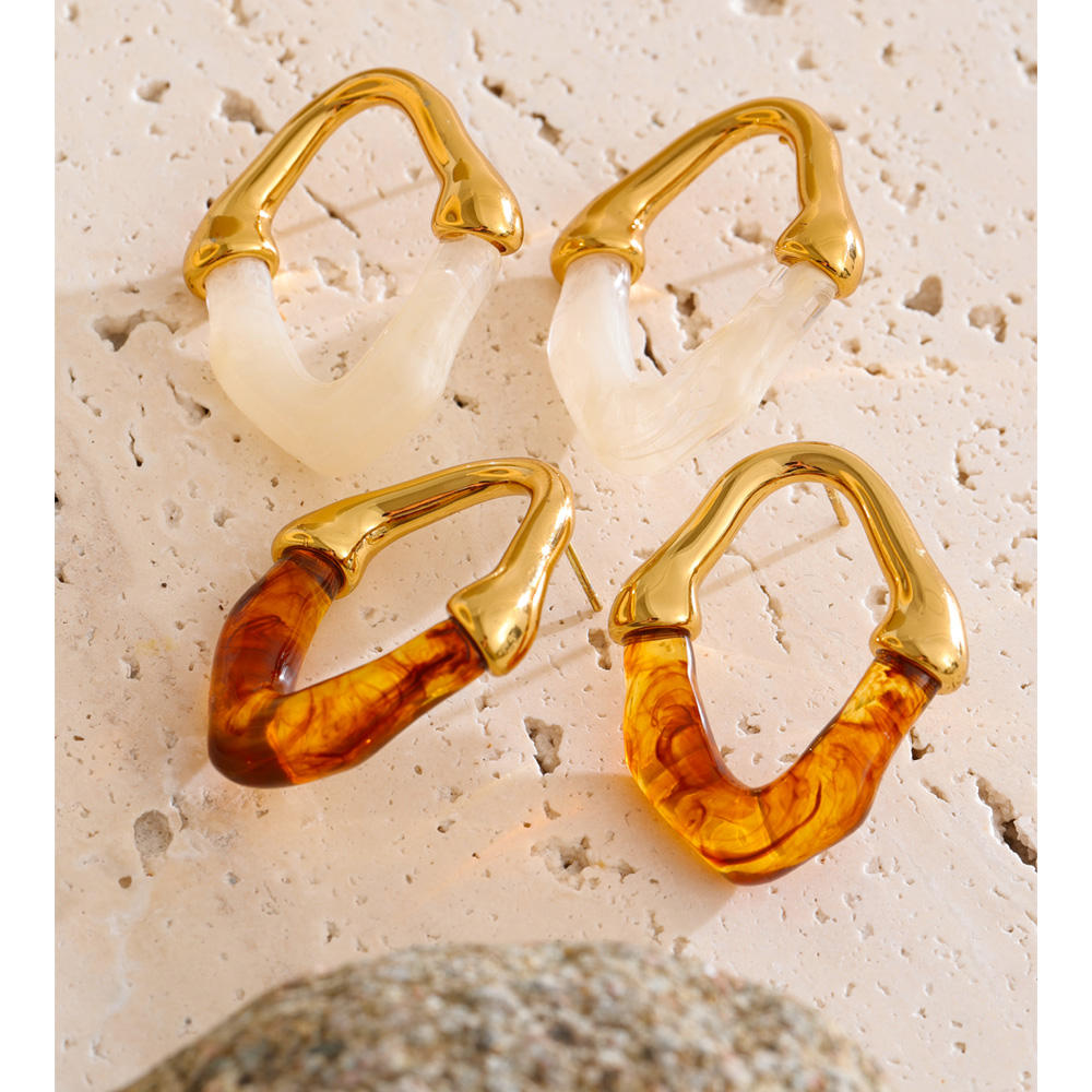 Pendientes de Resina Colección AMBER