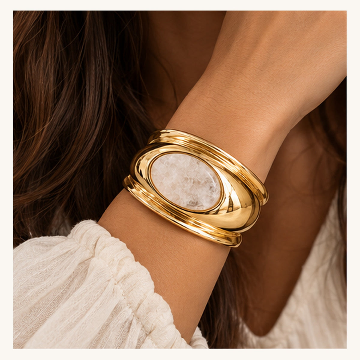 Brazalete de Aleación y Resina Colección CARMEN