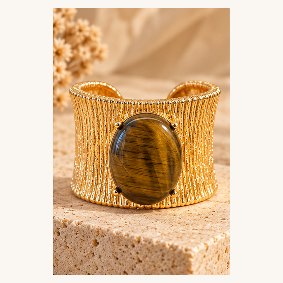 Brazalete en Aleación y Resina Acrílica Colección ELENA
