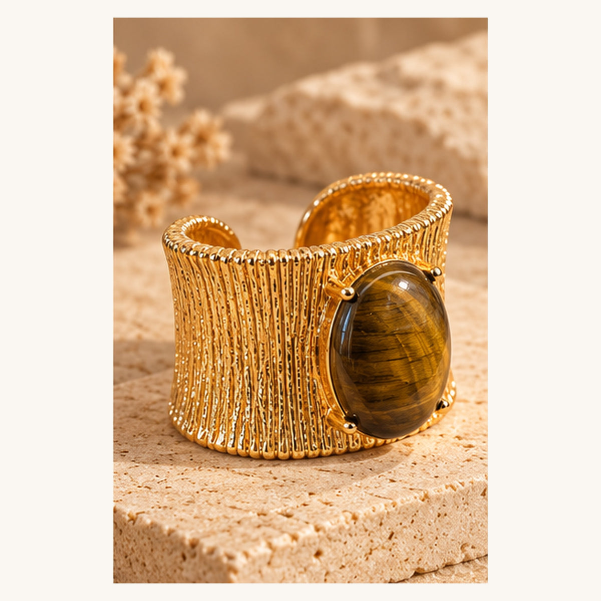 Brazalete en Aleación y Resina Acrílica Colección ELENA