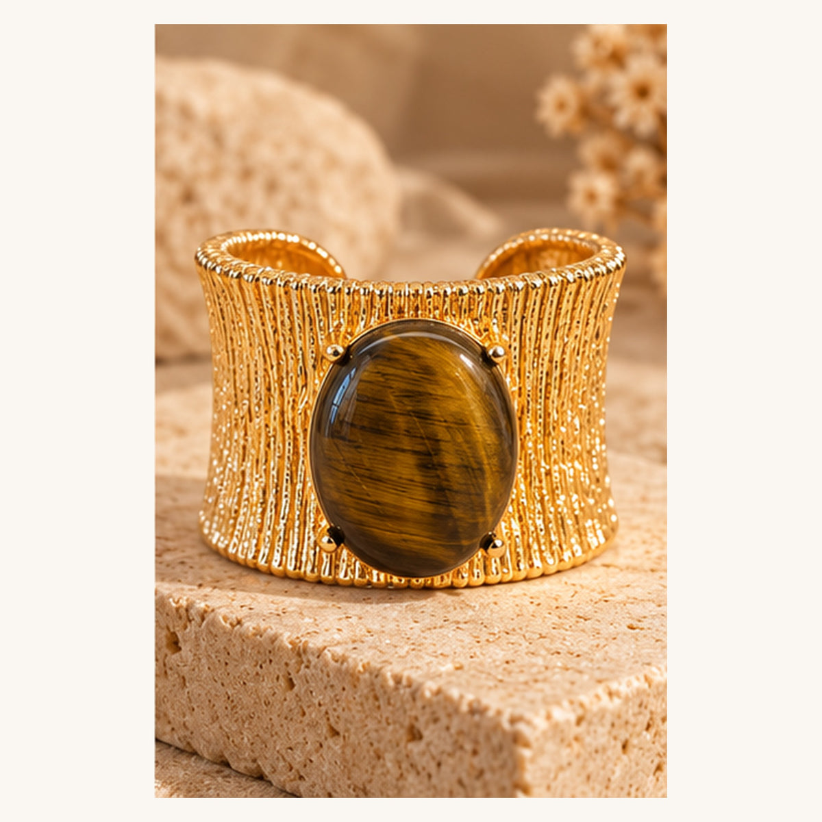 Brazalete en Aleación y Resina Acrílica Colección ELENA