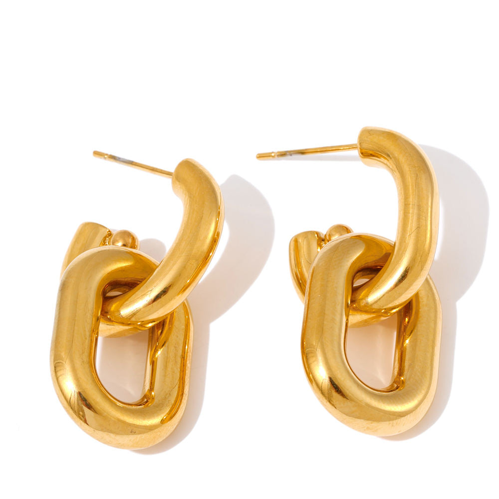 Pendientes en Acero Colección CHAIN