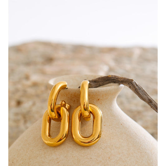 Pendientes en Acero Colección CHAIN