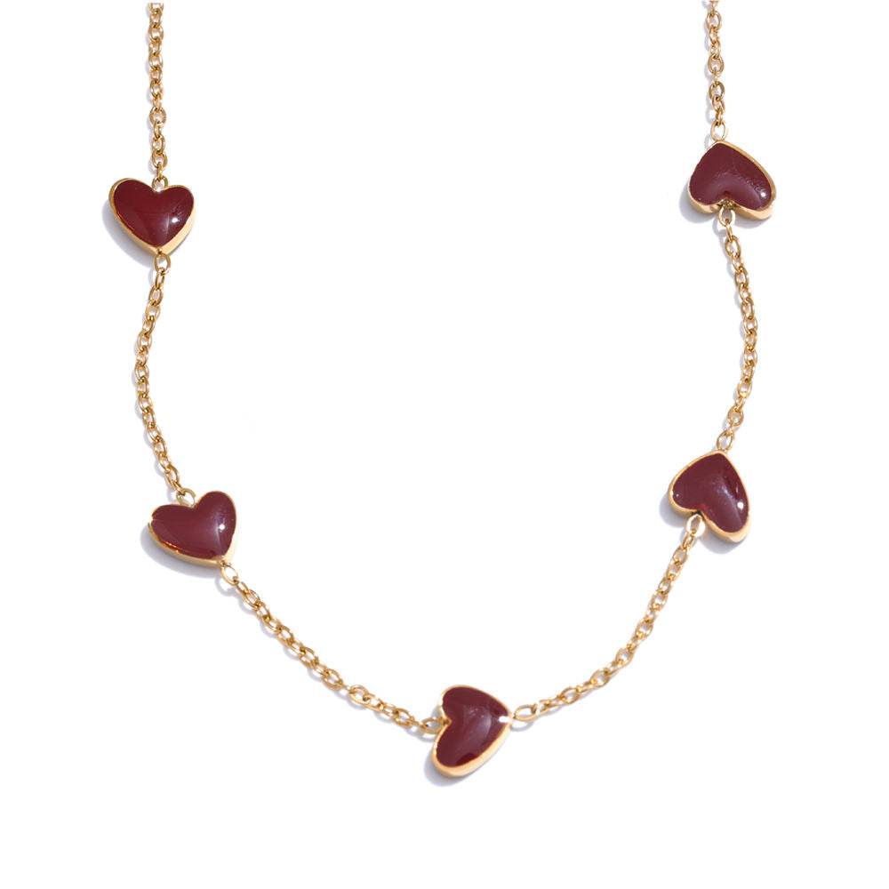 Colgante de Acero con Corazones Colección ROMEO