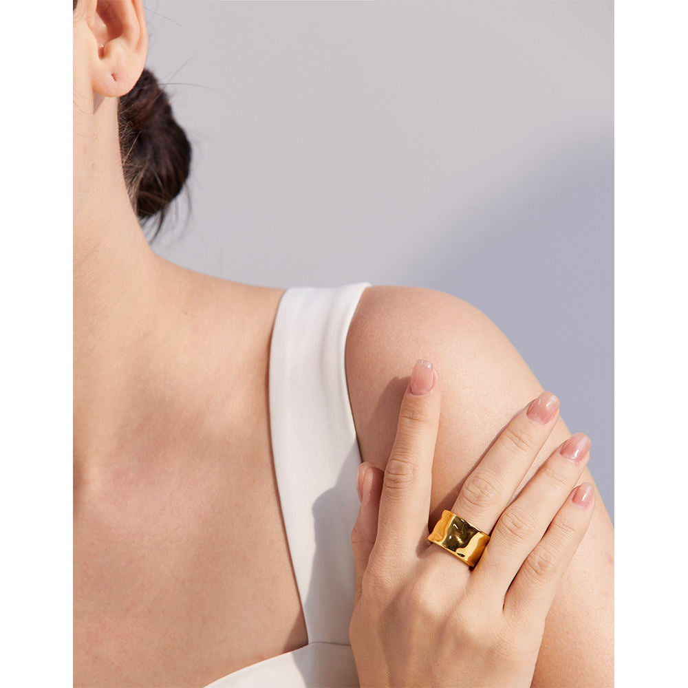 Anillo en Acero de Diseño Colección LISA